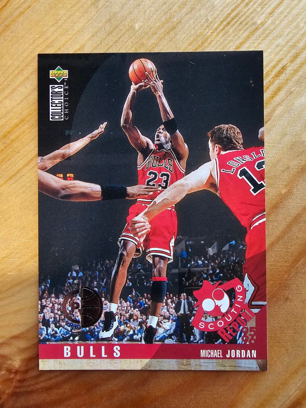 Michael Jordan 1995-1996 Upper Deck #324 Player's Club - Chicago Bulls - NBA